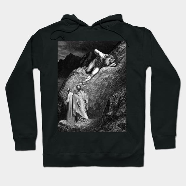 High Resolution Gustave Doré Illustration The Minotaur Hoodie by tiokvadrat